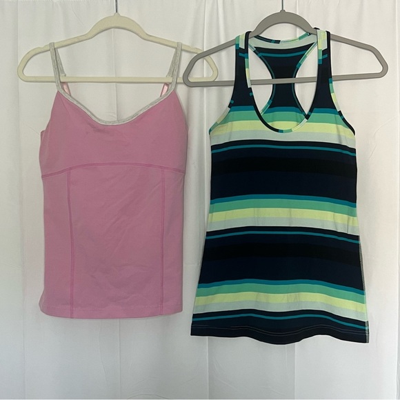 Women's Lululemon lot 2 tanks, 1 racerback 1 spaghetti strap - Picture 1 of 6